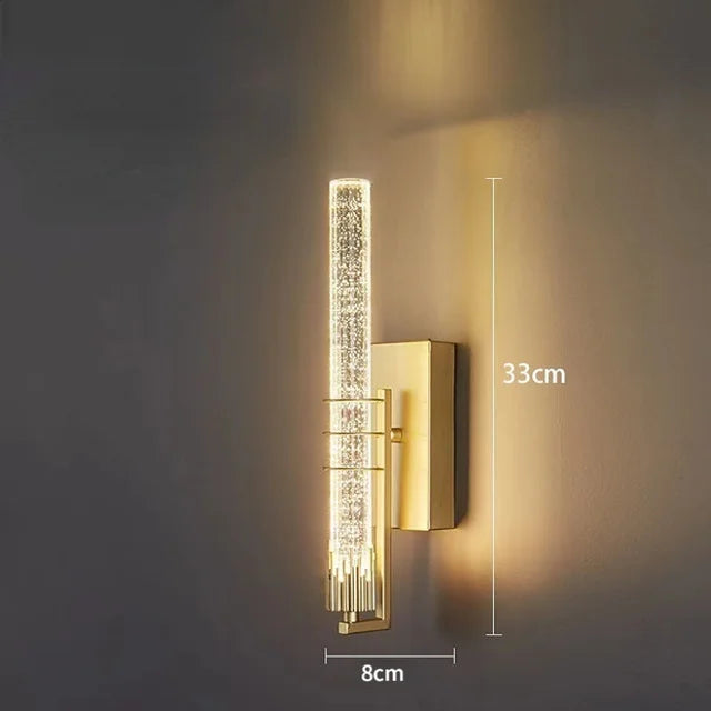 NordicShine - Kristall-LED-Wandleuchte