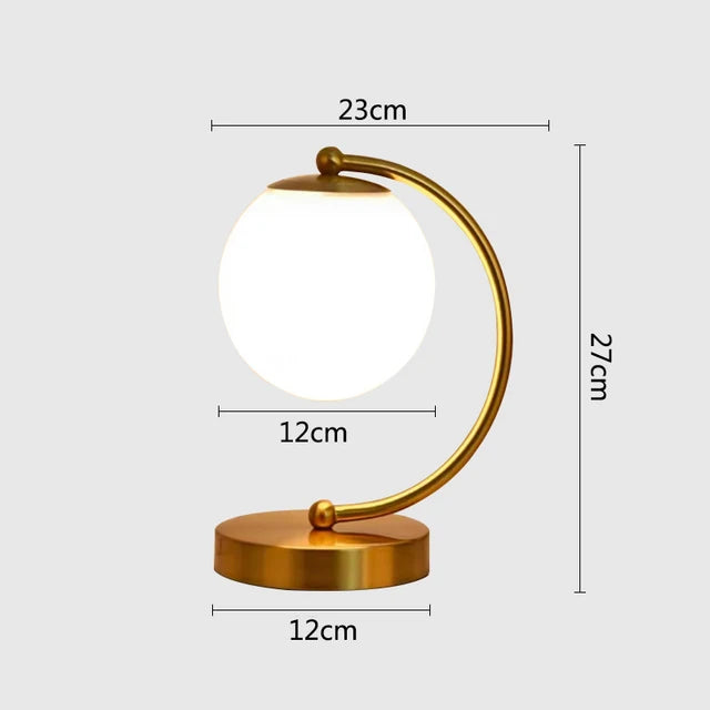 LuminaRing - Nordische Glaskugellampe