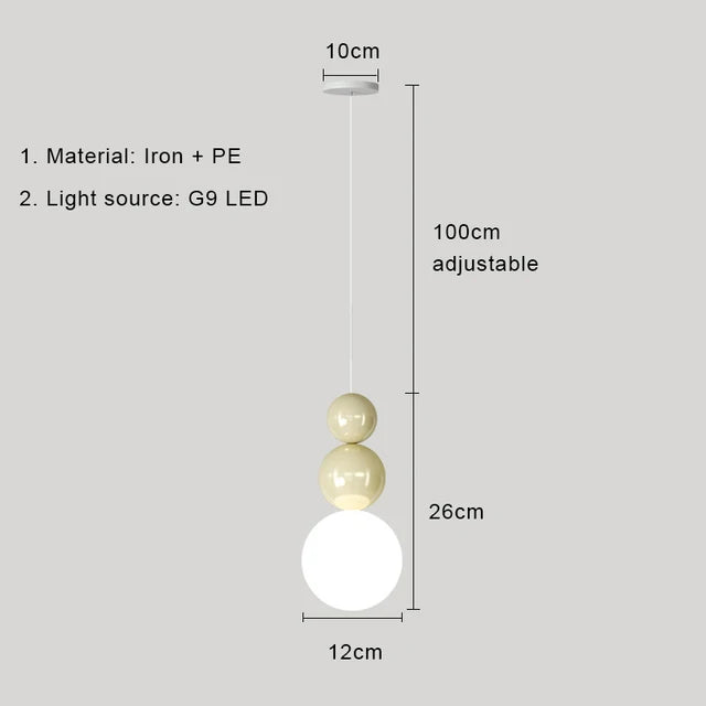 IvoryGlow - Lampe im Creme Stil