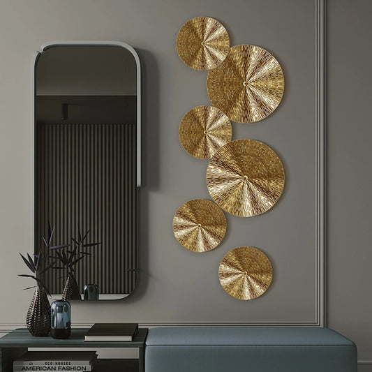 LuxeAccent - Nordischer Gold-Wandbehang