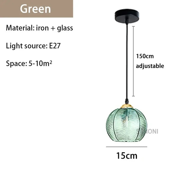 GlassSculpt - Glas Kronleuchter Lampe