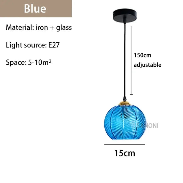 GlassSculpt - Glas Kronleuchter Lampe