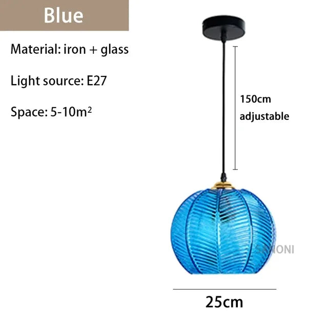 GlassSculpt - Glas Kronleuchter Lampe