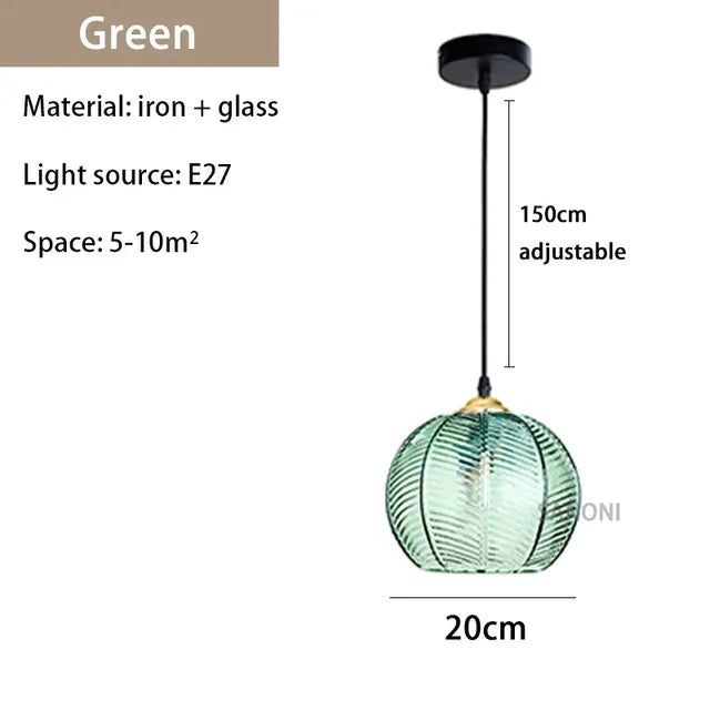 GlassSculpt - Glas Kronleuchter Lampe