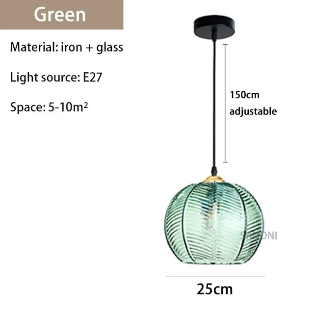 GlassSculpt - Glas Kronleuchter Lampe