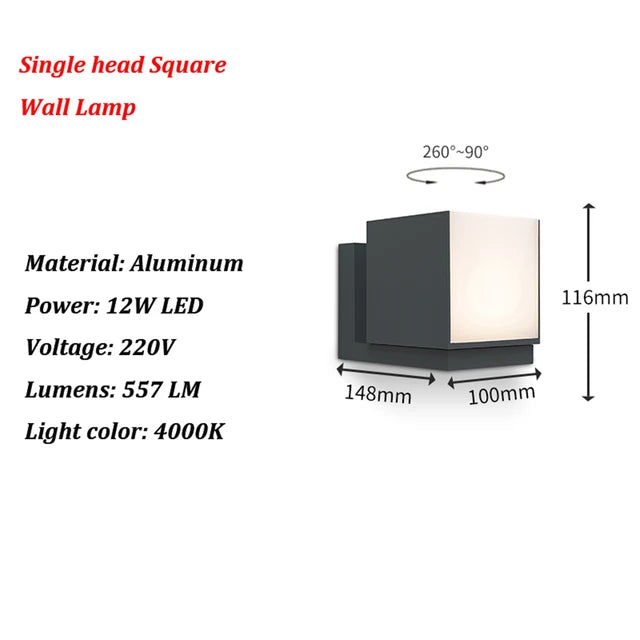 AquaSeal  - Wasserdichte Led-Wandleuchte