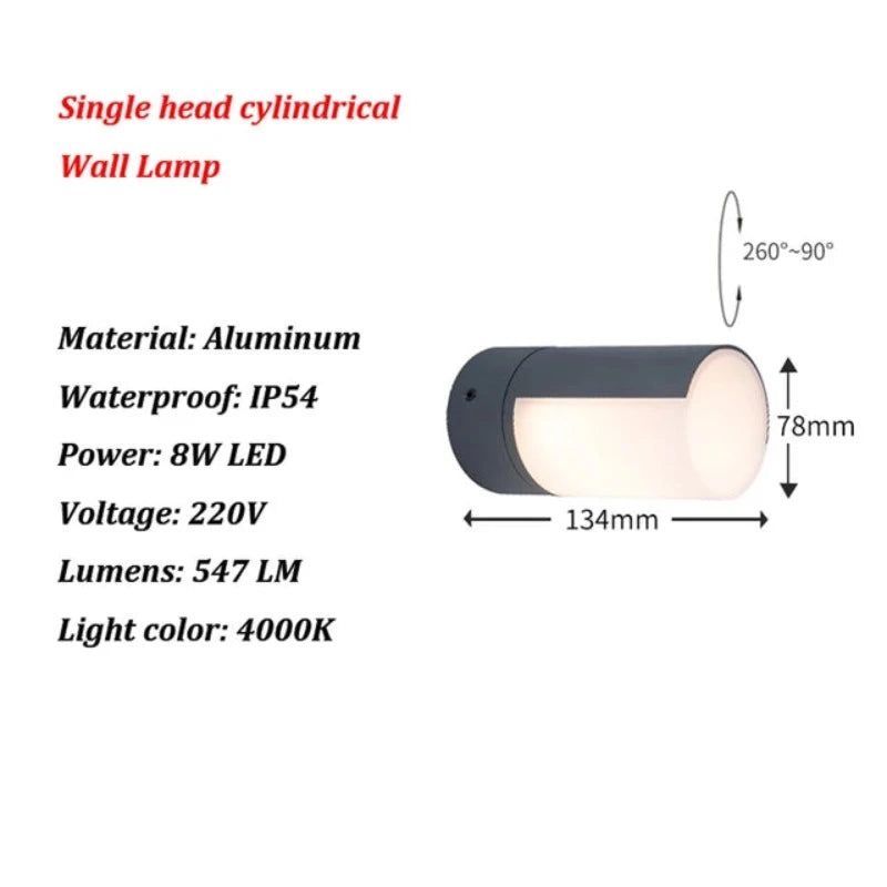 PathGlow - Moderne LED-Wandleuchte für den Außenbereich