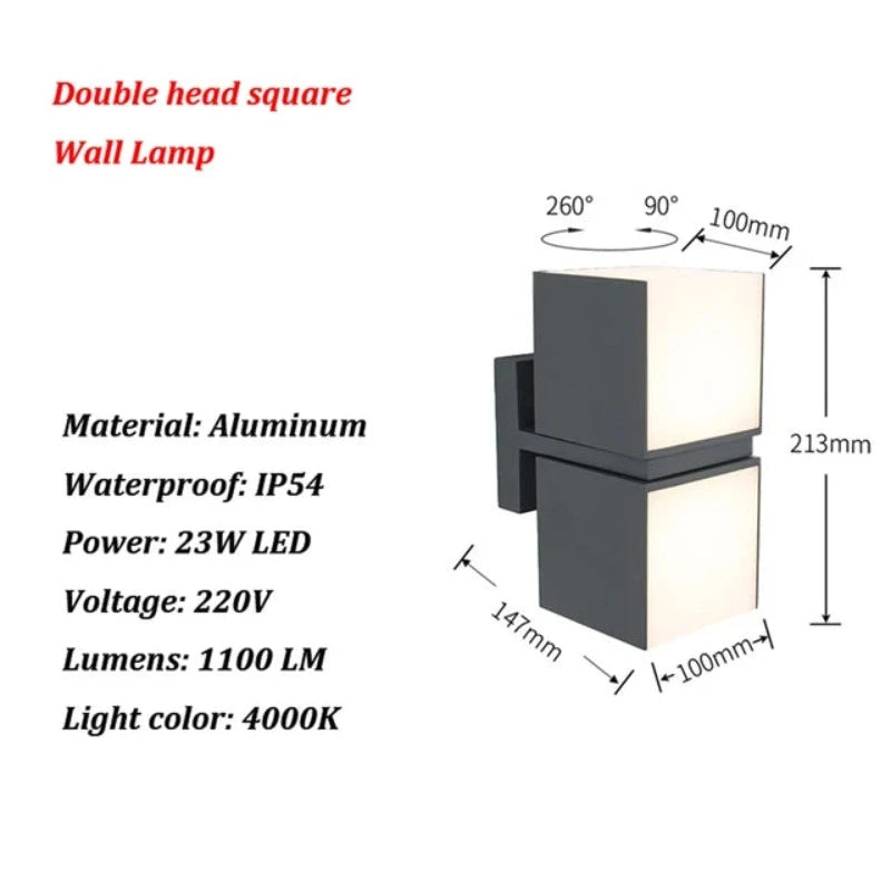 PathGlow - Moderne LED-Wandleuchte für den Außenbereich