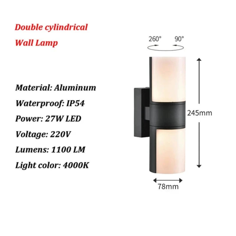 PathGlow - Moderne LED-Wandleuchte für den Außenbereich