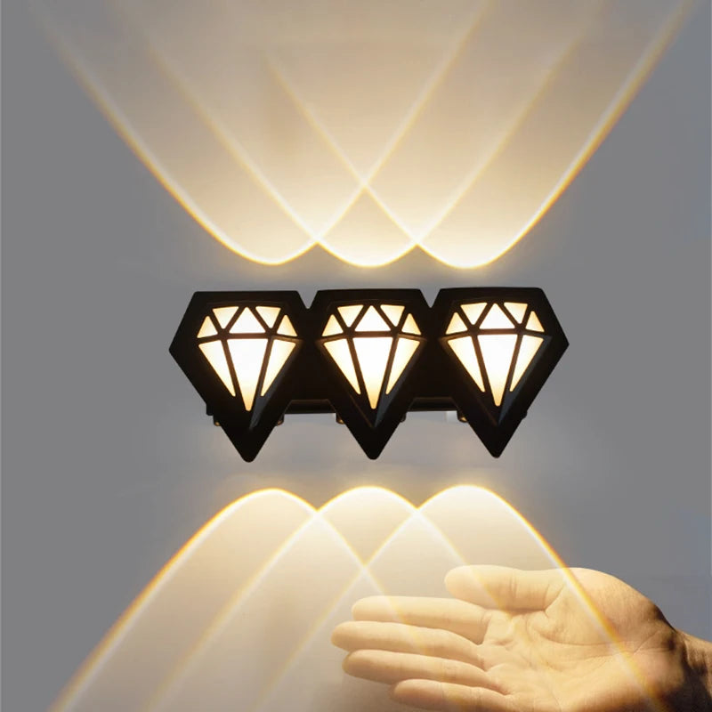 GemstoneGlow - Diamant-Himmel-Lampe