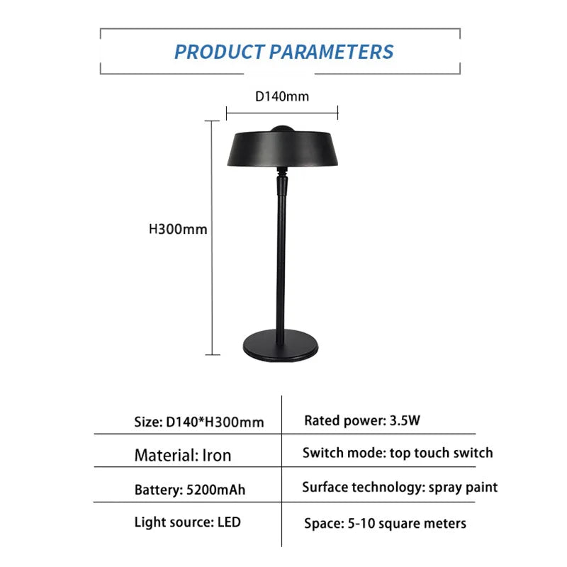 SensaGlow - Sensor Tischlampe