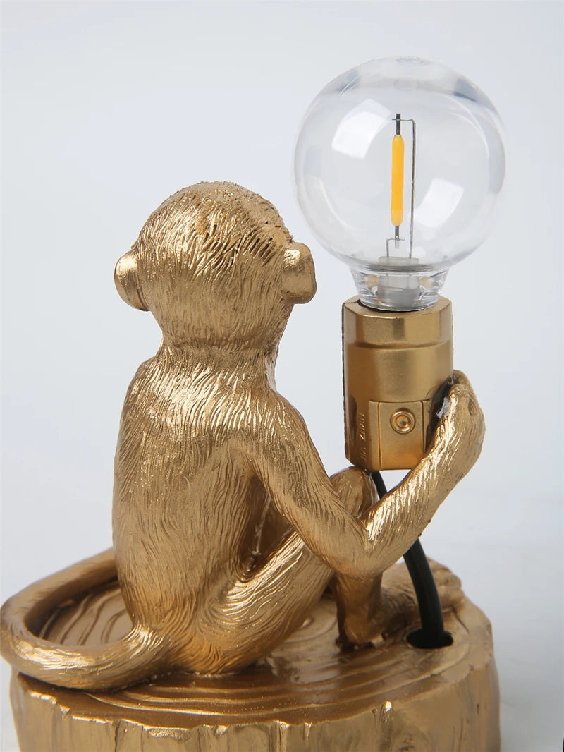 MonkeyShine - Retro Affe Tischlampe