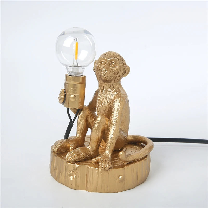 MonkeyShine - Retro Affe Tischlampe