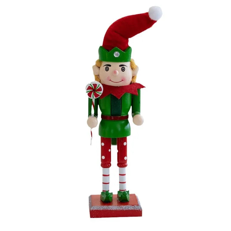 TinySentinel | Elf Nussknacker Soldat aus Holz Ornamente