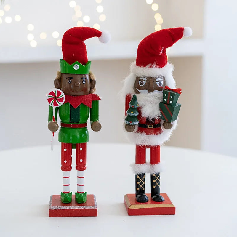 TinySentinel | Elf Nussknacker Soldat aus Holz Ornamente