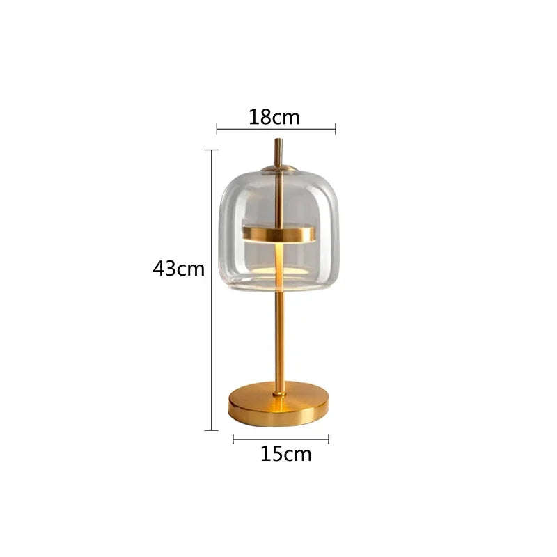 PostModernic | Glas-Tischlampe