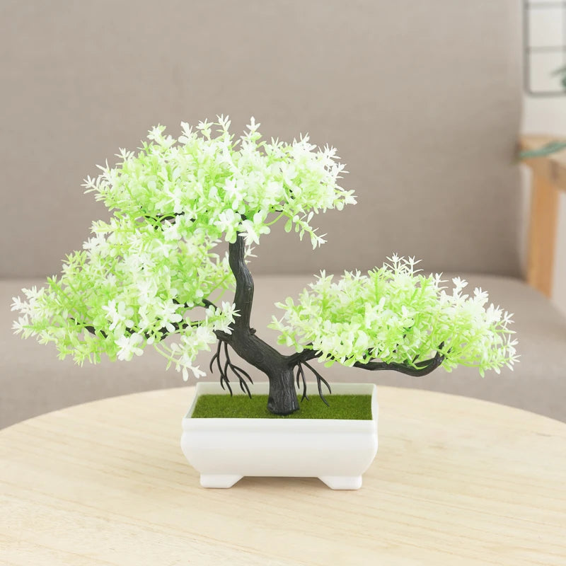 MiniZen | Dekorativer Pott mit Kunst-Bonsai