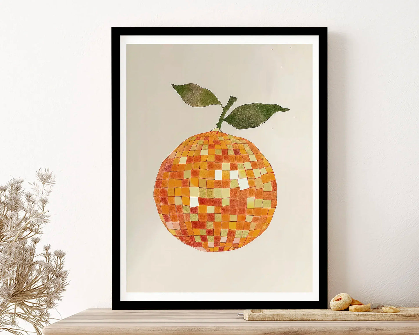 DiscoBerry | Disco Strawberry Künstlerisches Wandposter