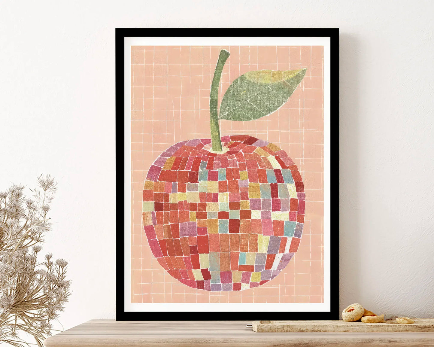 DiscoBerry | Disco Strawberry Künstlerisches Wandposter