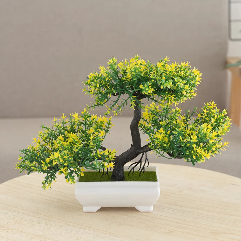 MiniZen | Dekorativer Pott mit Kunst-Bonsai