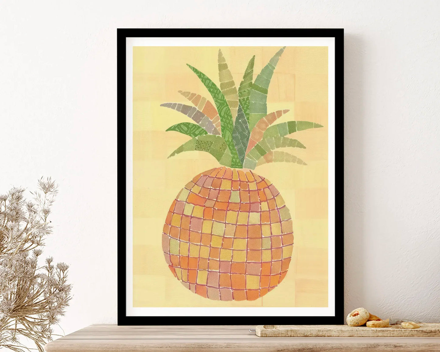 DiscoBerry | Disco Strawberry Künstlerisches Wandposter