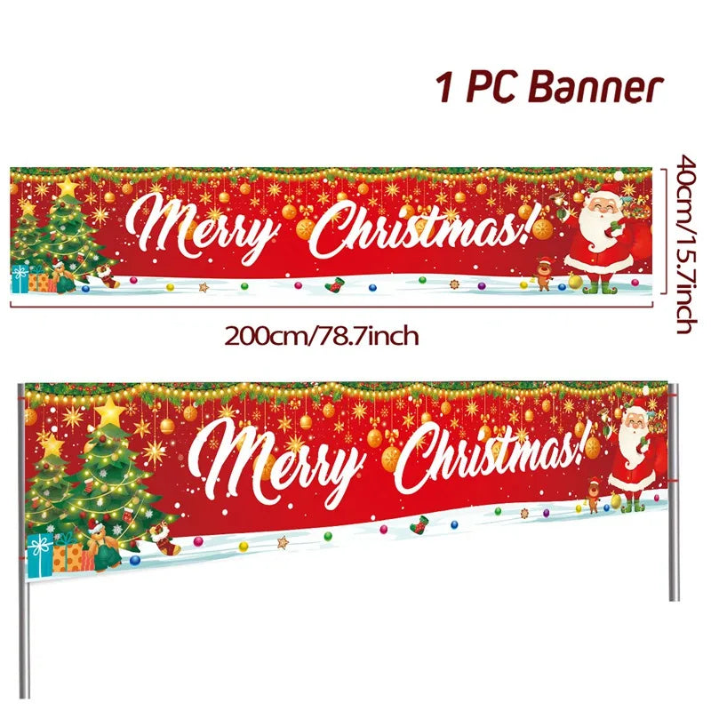 BannerGreetings | Weihnachten Outdoor Banner Flagge