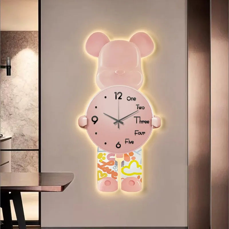 BearClock - Brillante Cartoon-Bärenglocke