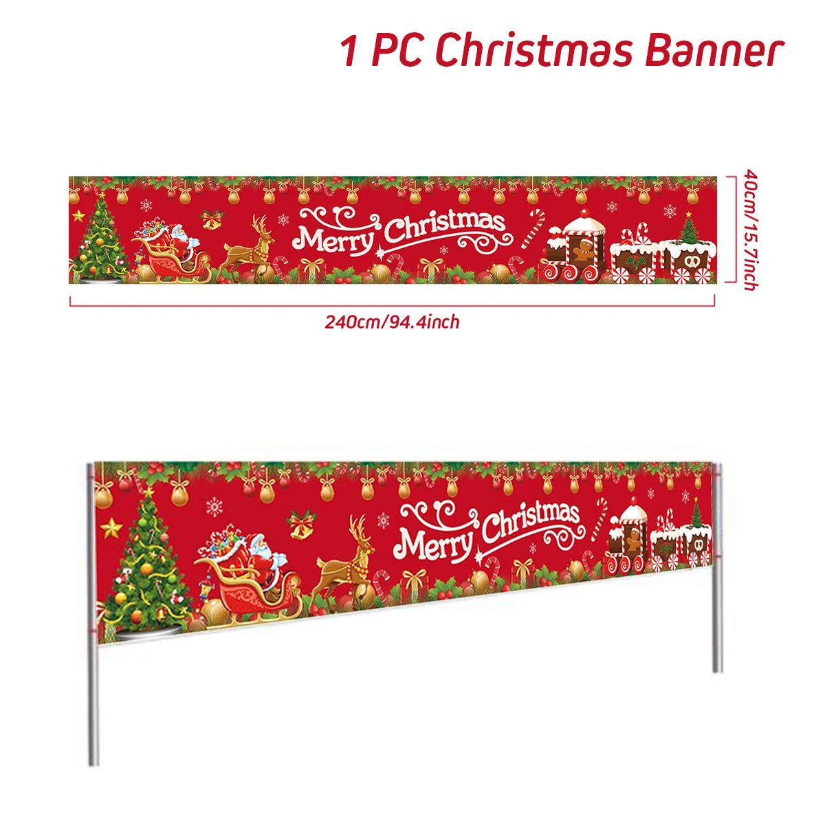 BannerGreetings | Weihnachten Outdoor Banner Flagge