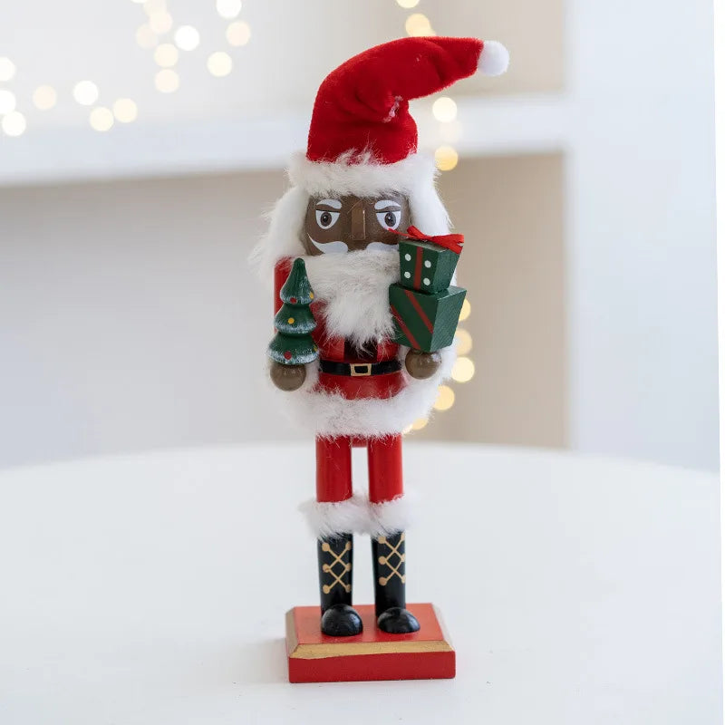 TinySentinel | Elf Nussknacker Soldat aus Holz Ornamente