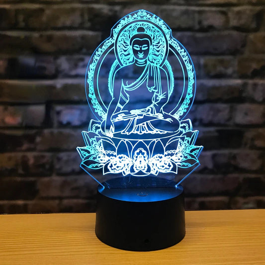 EnlightenGlow - Buddha 3D Lampe