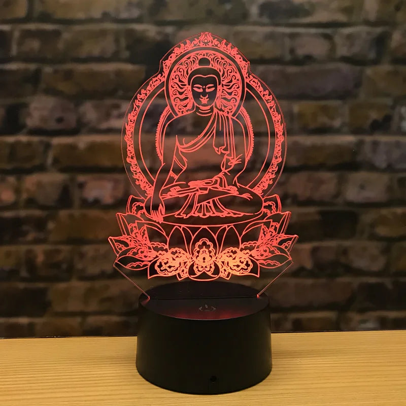 EnlightenGlow - Buddha 3D Lampe