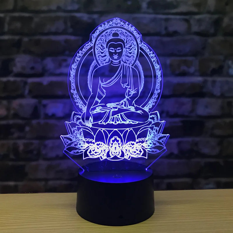 EnlightenGlow - Buddha 3D Lampe