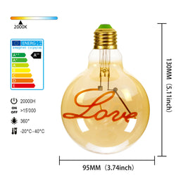 LoveBeam | Retro Edison Glühbirne