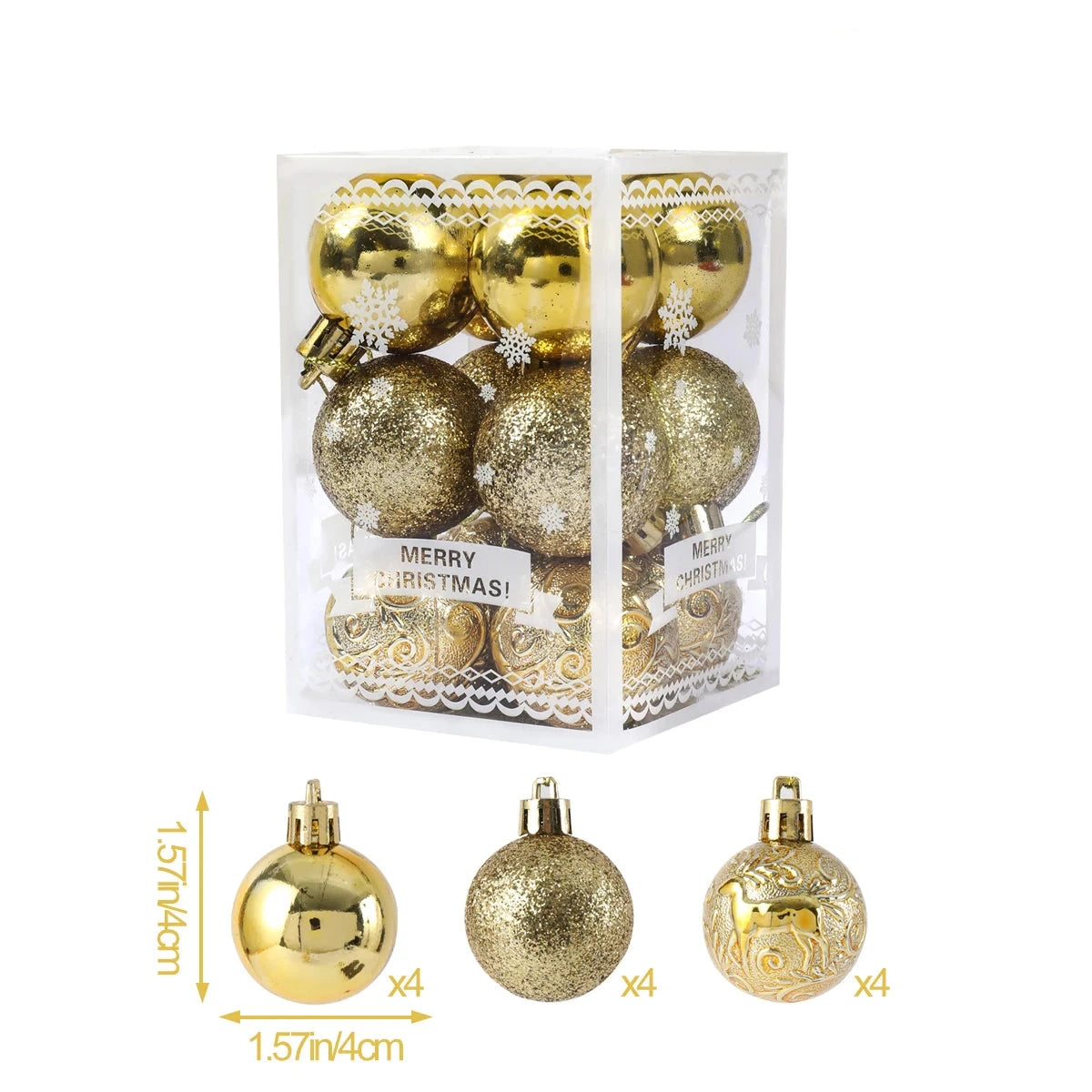 BrightChristmas | Elegante Christbaumkugel Ornamente