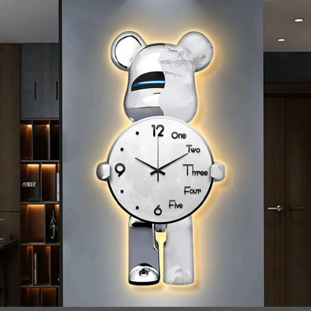 BearClock - Brillante Cartoon-Bärenglocke