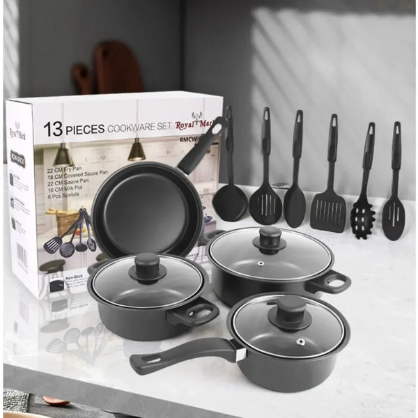 CulinaryEssentials | 13 teiliges Kochgeschirr Set