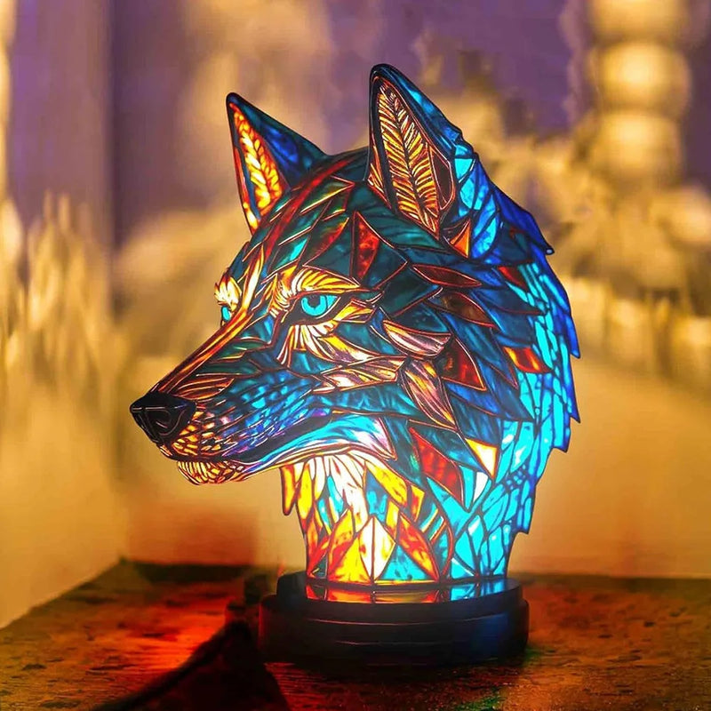 AnimalLustre | Tier-Glasmalerei-Lampe