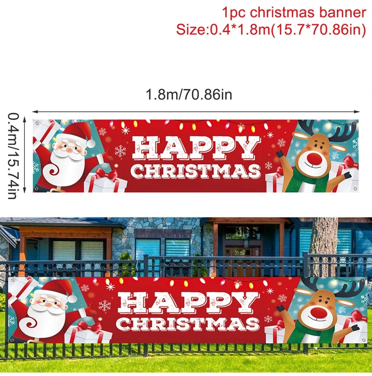 BannerGreetings | Weihnachten Outdoor Banner Flagge