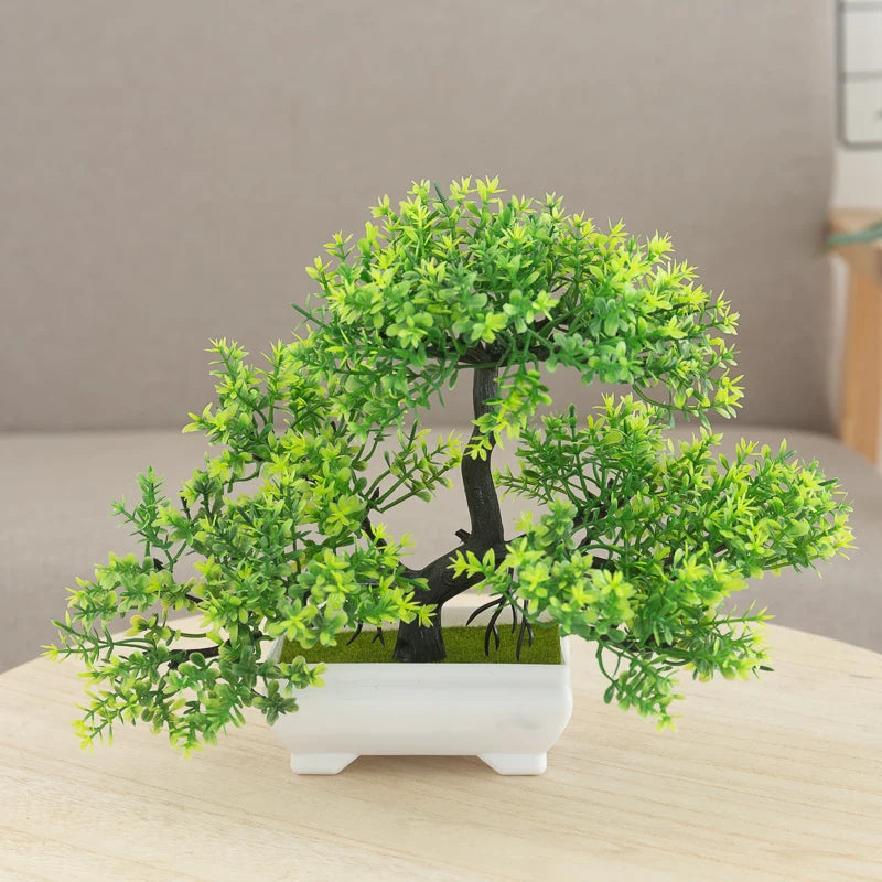 MiniZen | Dekorativer Pott mit Kunst-Bonsai