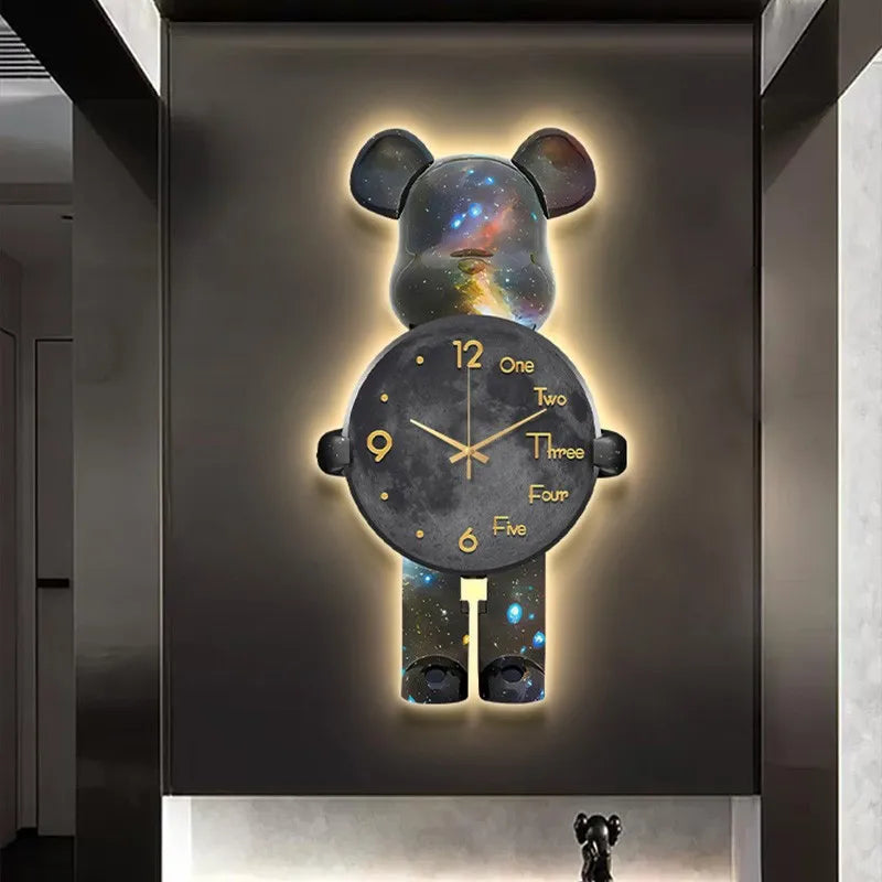 BearClock - Brillante Cartoon-Bärenglocke