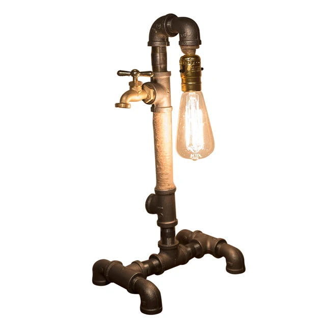 GearGlow - Steampunk Tischlampe