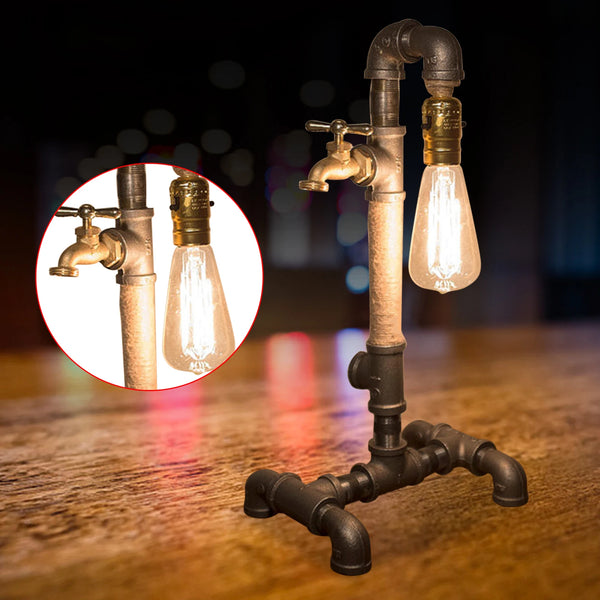 GearGlow - Steampunk Tischlampe