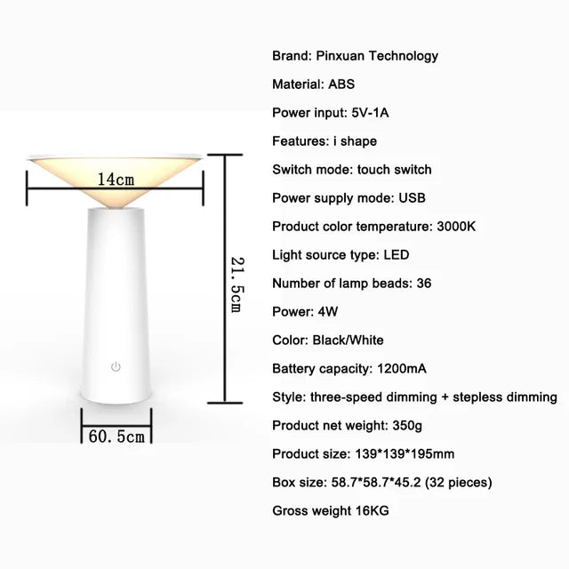 TinyShine - Tragbare Mini Tischlampen