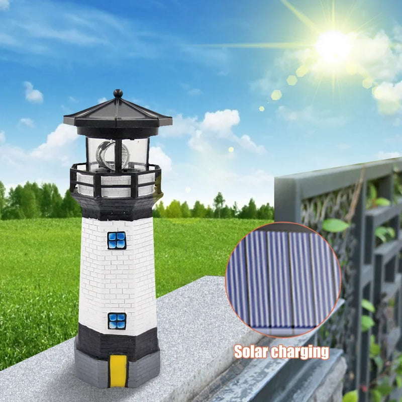 CoastalRay - Leuchtturm Solar Led Licht