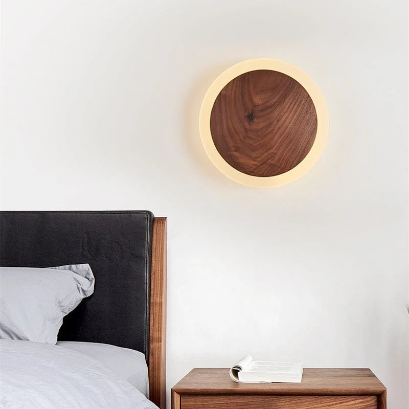 SolidWood - Walnuss Aura Lampe