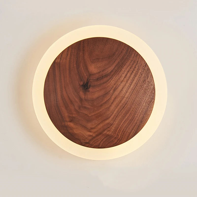 SolidWood - Walnuss Aura Lampe