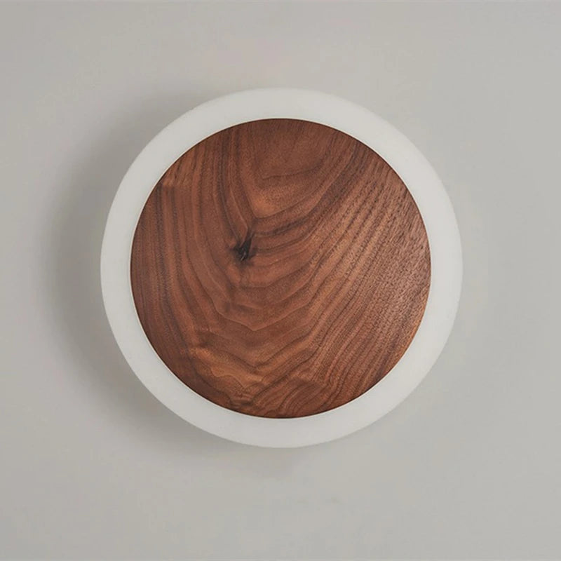 SolidWood - Walnuss Aura Lampe