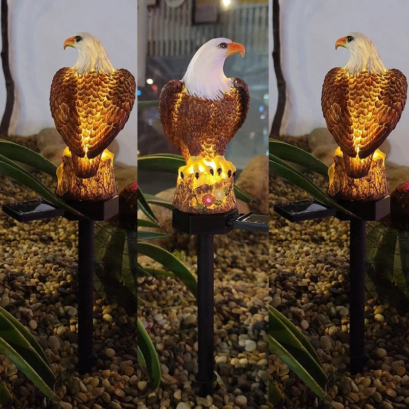 GardenEagle - Wasserdichte LED-Leuchte mit Tierdekoration