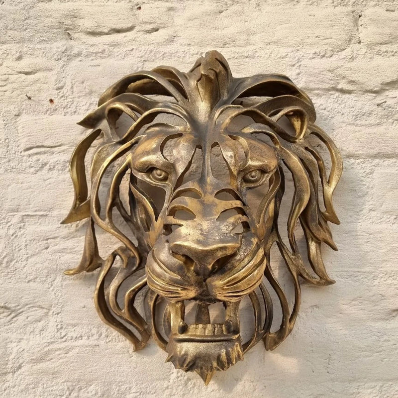 RegalRoar Lion - Löwenkopf Wandskulptur