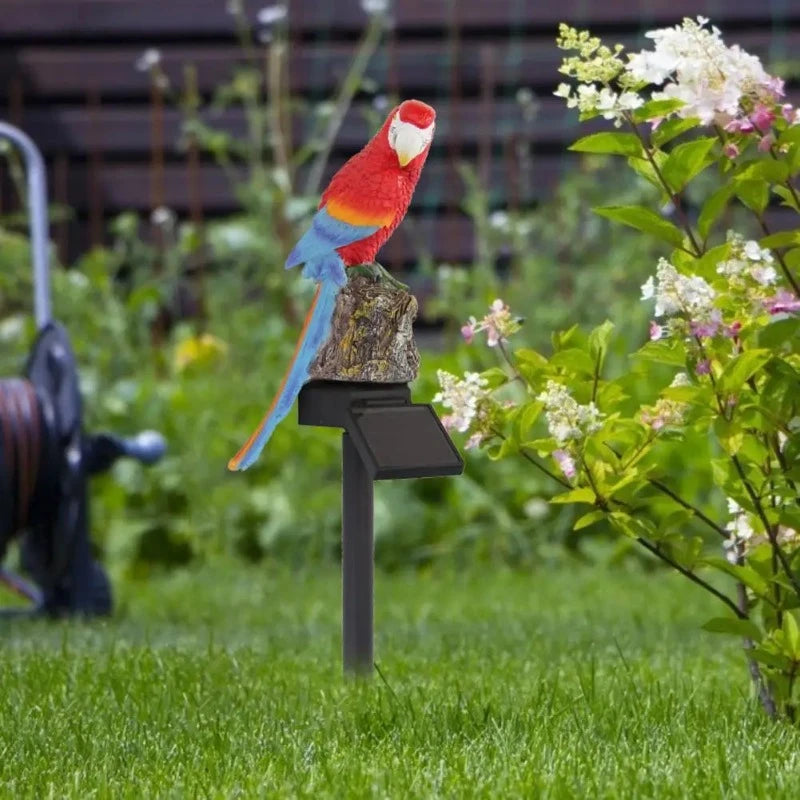 SolarSongbird - Wasserdichte dekorative Gartenlampe für draußen